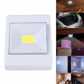 3W COB LED Wall Switch Wireless Closet Cordless Dimmable Night Light Battery Operated MAZI888